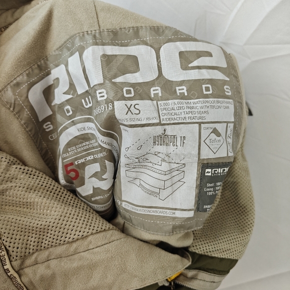 RIDE Men's Snowboard Snow Pants Size XS in Hunter Green - Picture 8 of 13